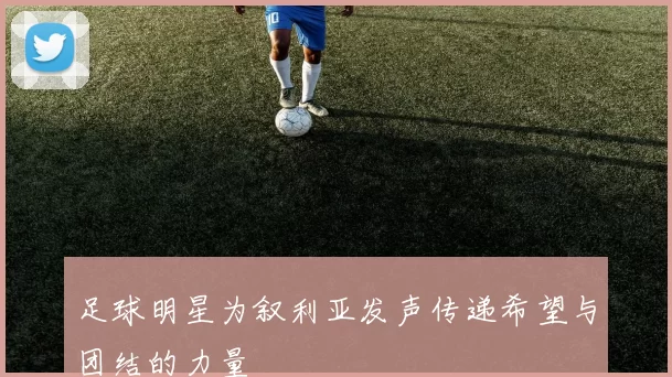 足球明星为叙利亚发声传递希望与团结的力量