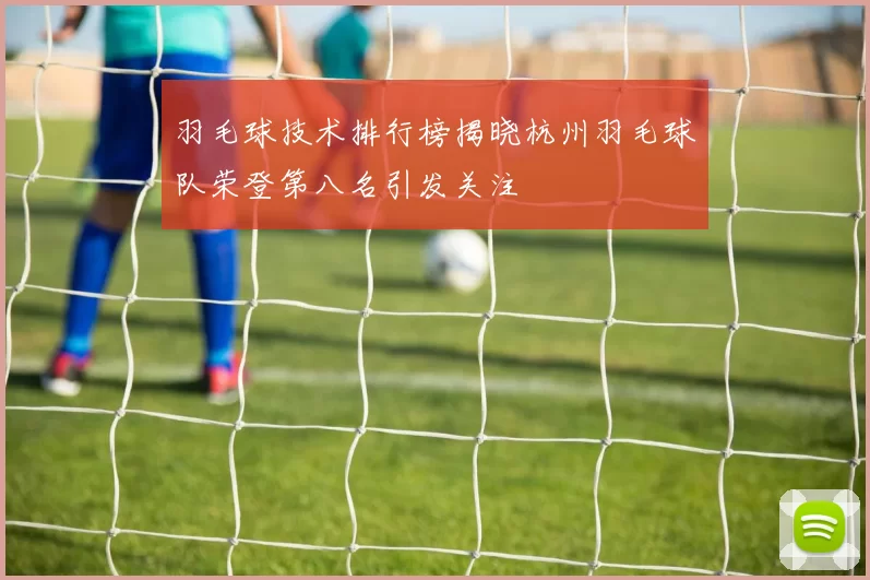 羽毛球技术排行榜揭晓杭州羽毛球队荣登第八名引发关注