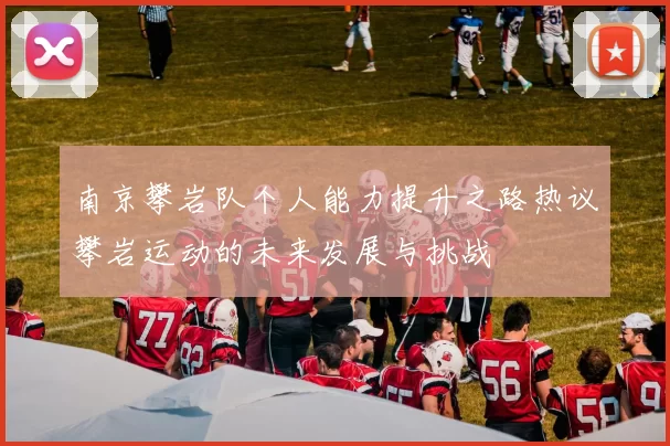 南京攀岩队个人能力提升之路热议攀岩运动的未来发展与挑战